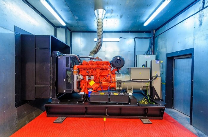 Дооборудование помещения ДГУ автоматической системой вентиляции